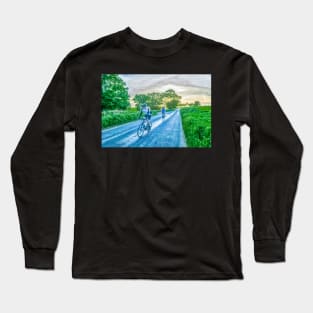 Cycling In The Country Long Sleeve T-Shirt